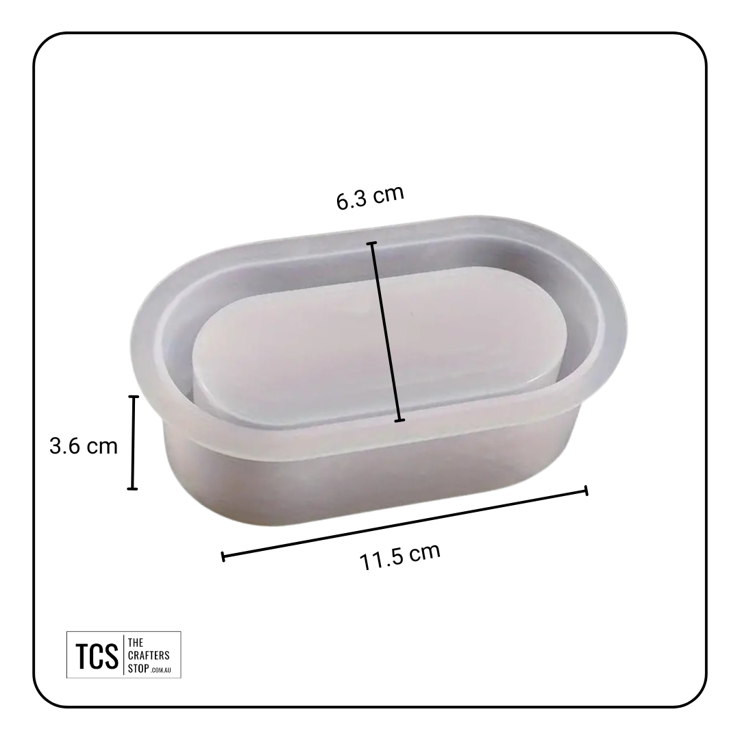 Resin Silicone Oval Pot Planter Mould