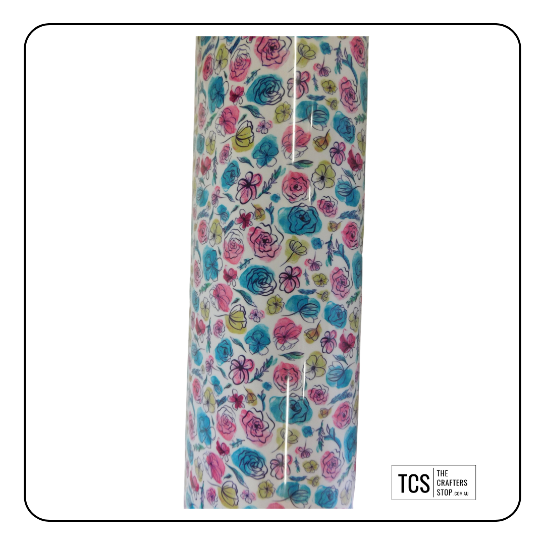 Pastel Floral HTV