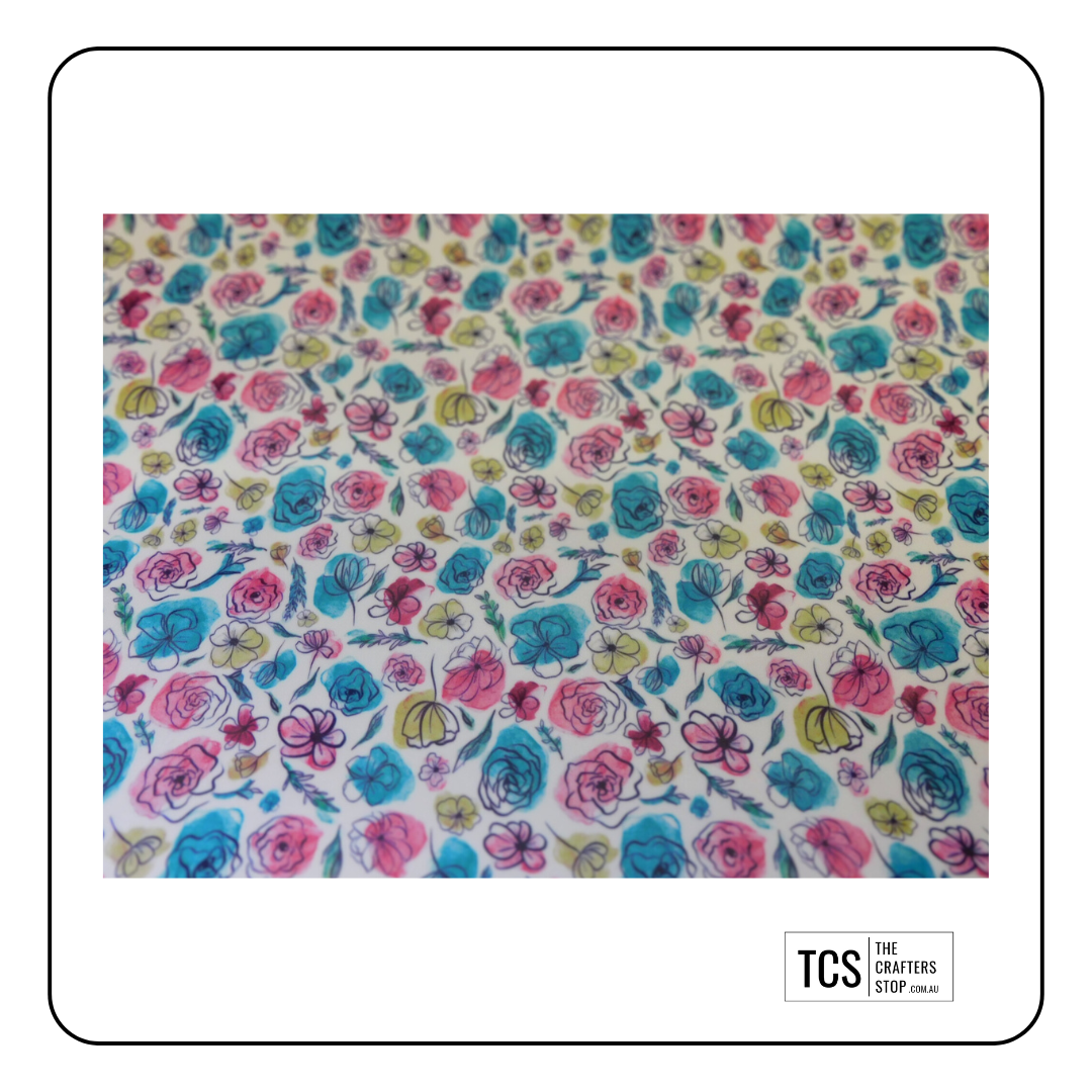 Pastel Floral HTV