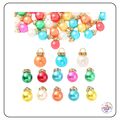 Faux Pearl Charms - Mixed Colours