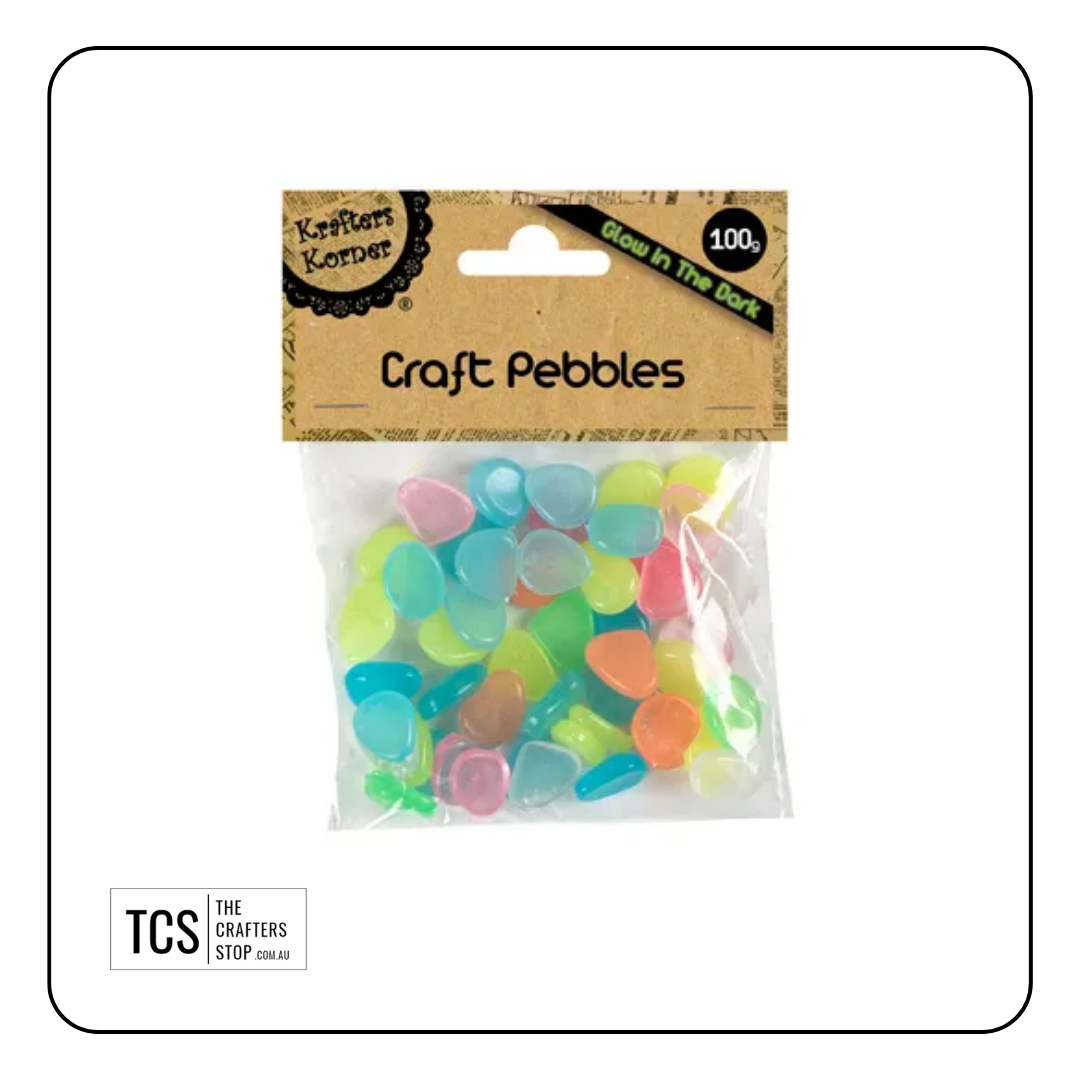 Craft Glow in The Dark Pebbles