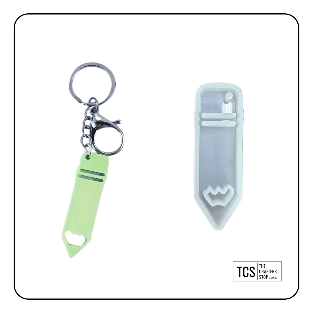 Resin Silicone Pencil Keyring Mould