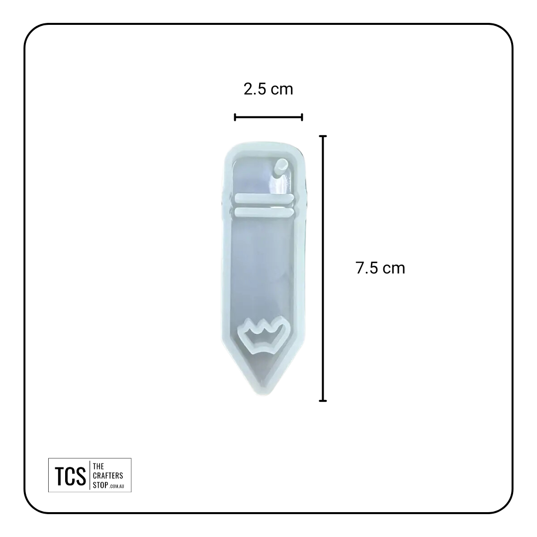 Resin Silicone Pencil Keyring Mould