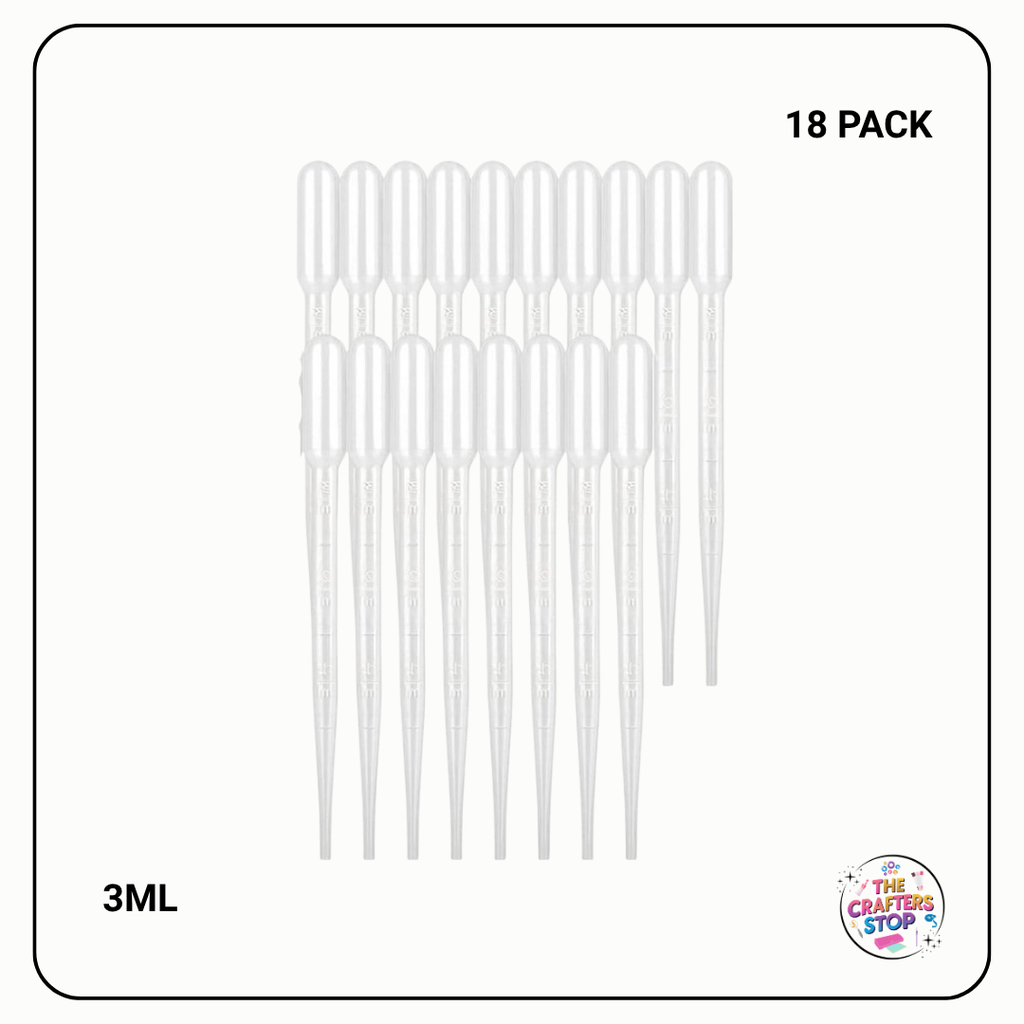 Paint or Resin Pipettes (X18 Pack)