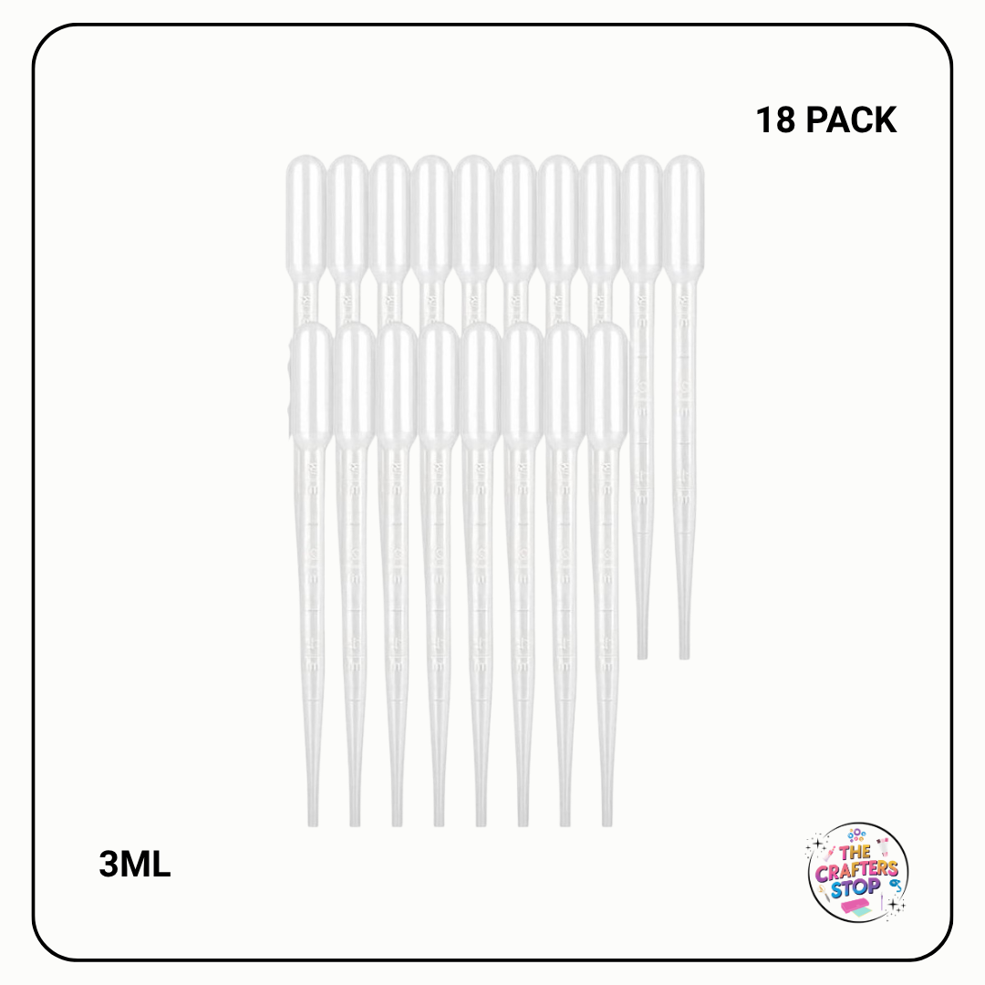 Paint or Resin Pipettes (X18 Pack)
