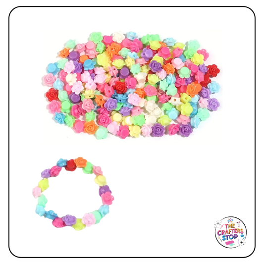 Colourful Flower Spacer Beads