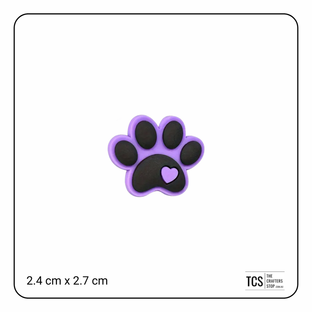 Paw Print Focal Beads