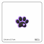 Paw Print Focal Beads