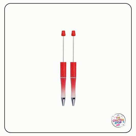 Red Ombre DIY Beadeable Pens