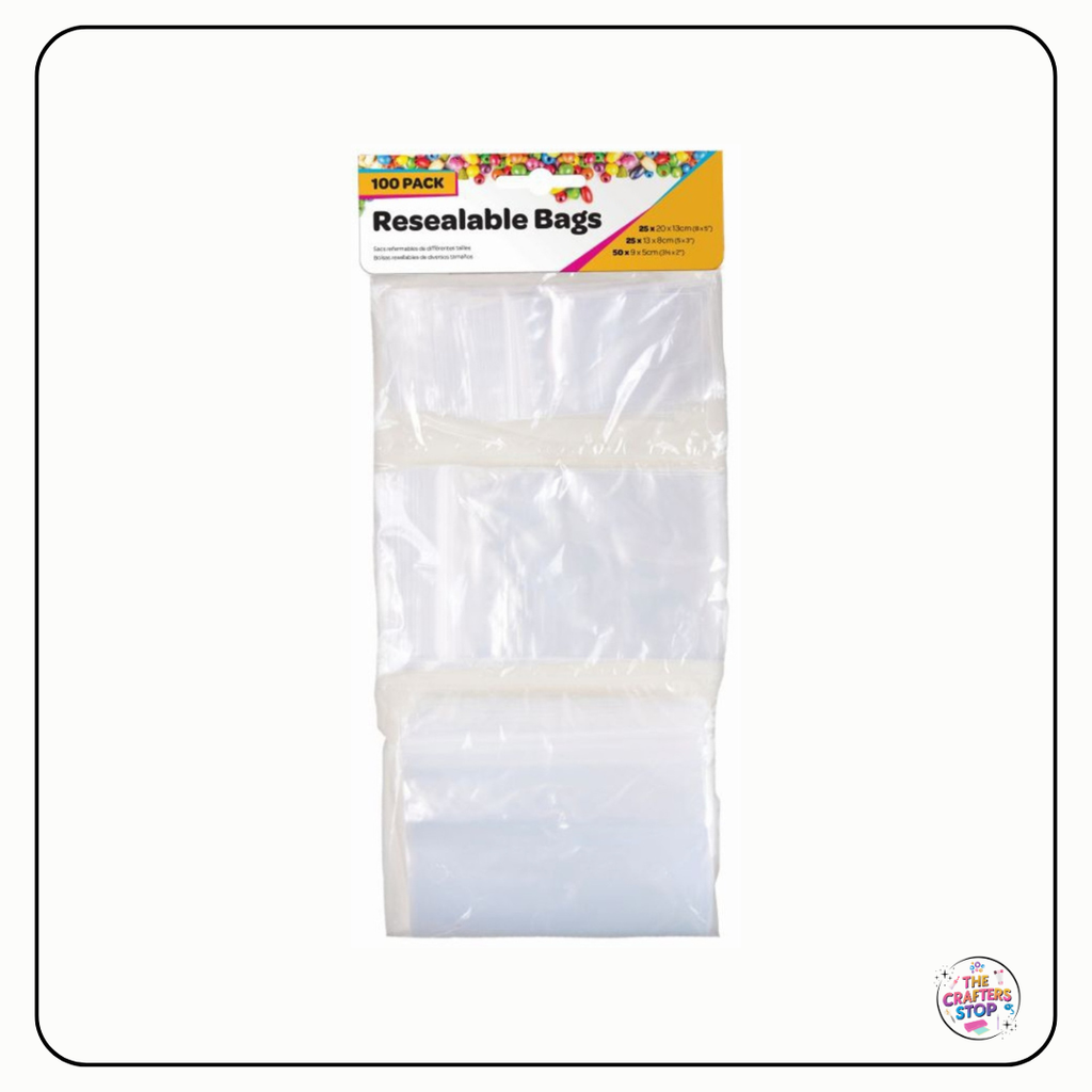 Resealable Zip Lock Bags (Multi Pack)