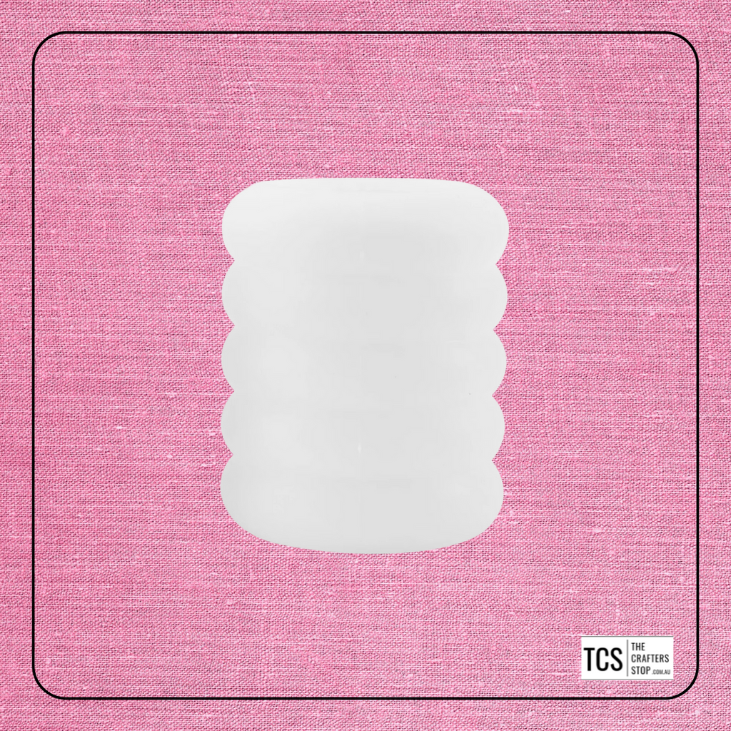 Resin Silicone Scalloped Candle Mould