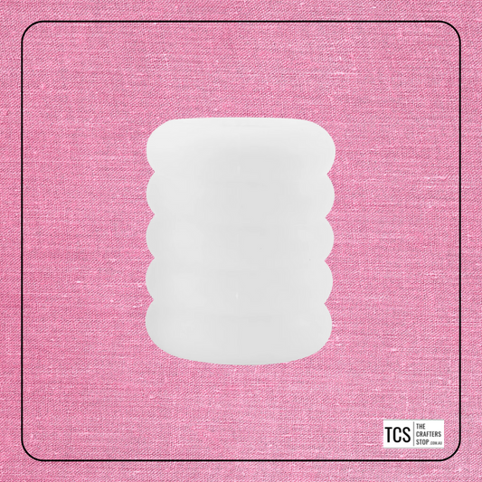Resin Silicone Scalloped Candle Mould