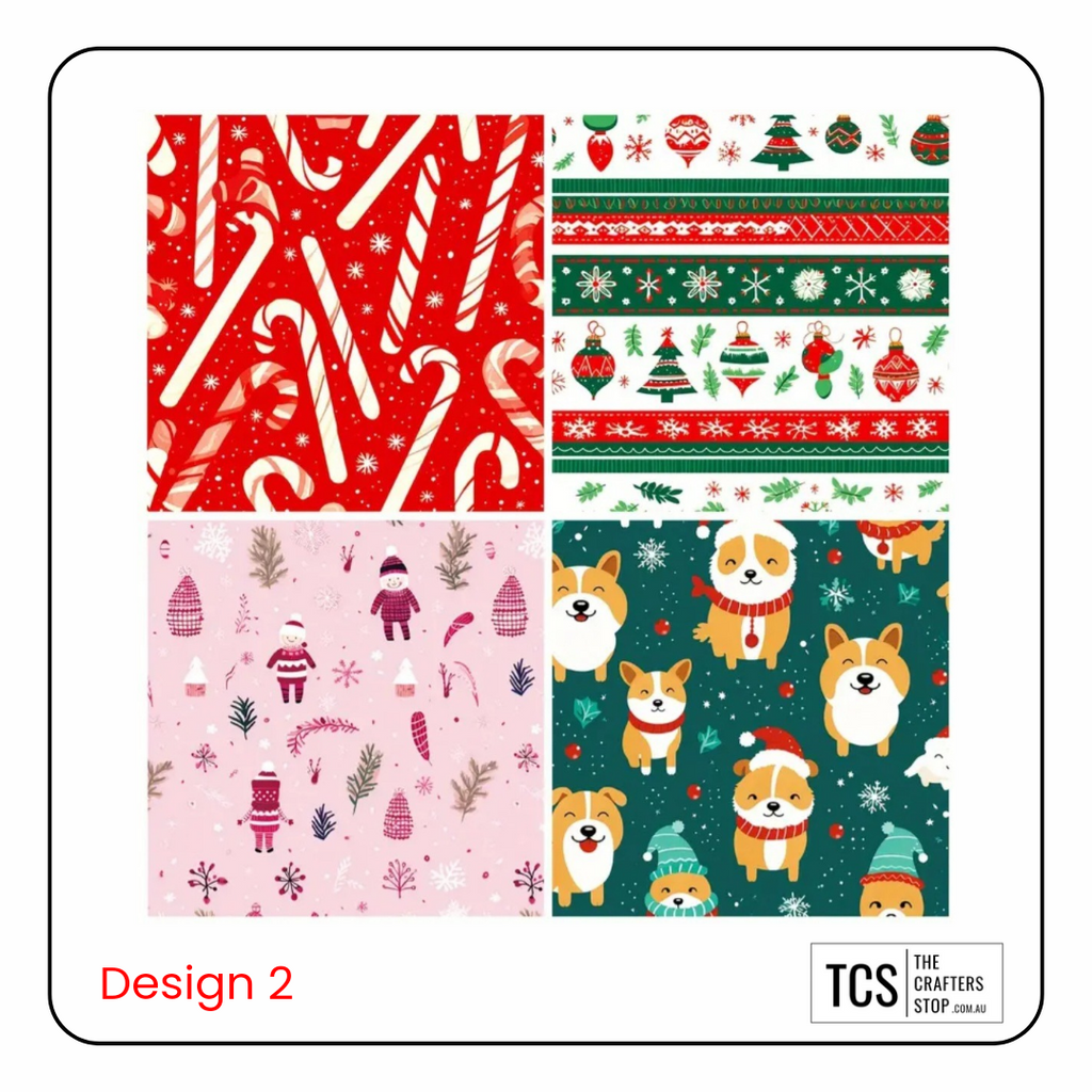 Christmas Design Paper Pad (3 Designs)