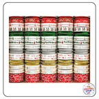 Decorative Christmas Ribbon - Multiple designs & sizes