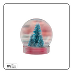 Small DIY Round Snow Globe/Plastic Bottle