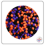 Halloween Themed Coloured Pom Poms