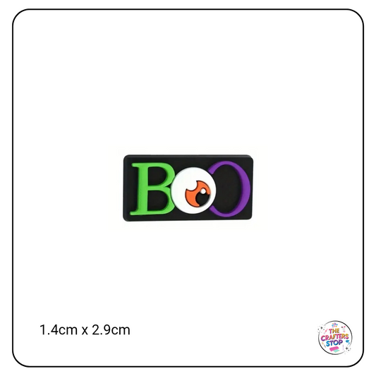 Halloween "Boo" Focal Beads
