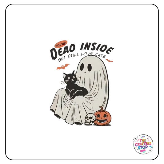 Halloween DTF Iron On Transfer - Dead Inside