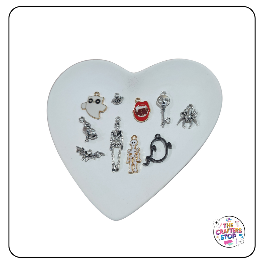 Horror/Halloween Themed Metal Charms
