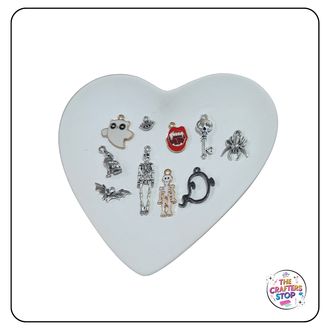 Horror/Halloween Themed Metal Charms