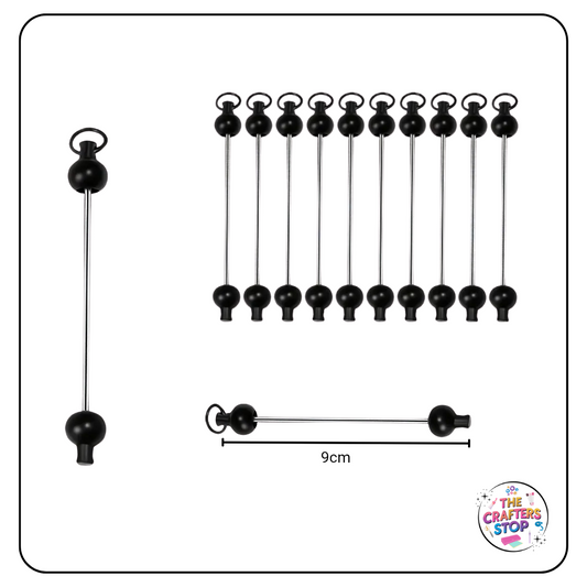Metal Beadable Keychain Blanks