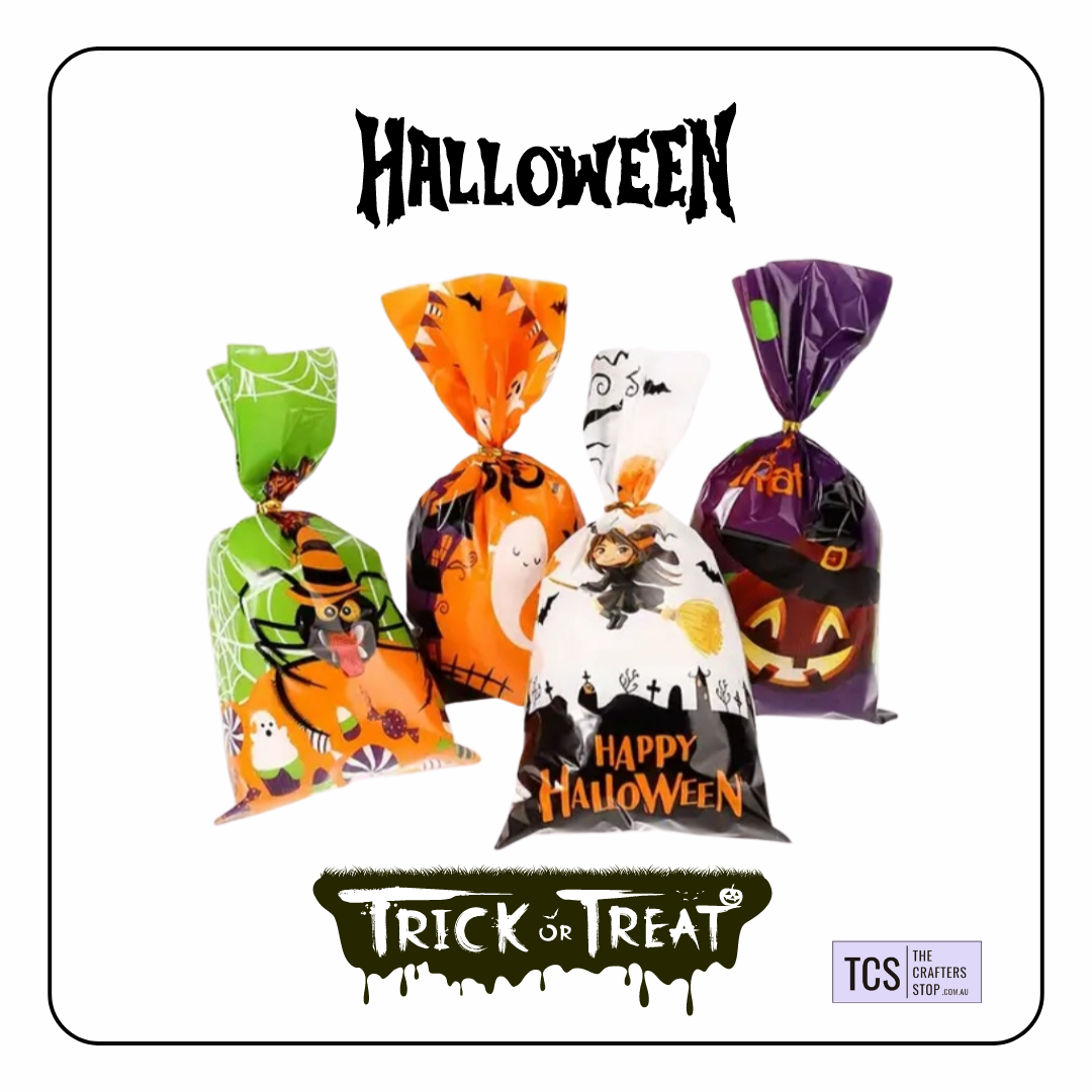 Tall Halloween Trick or Treat Bags (X50)