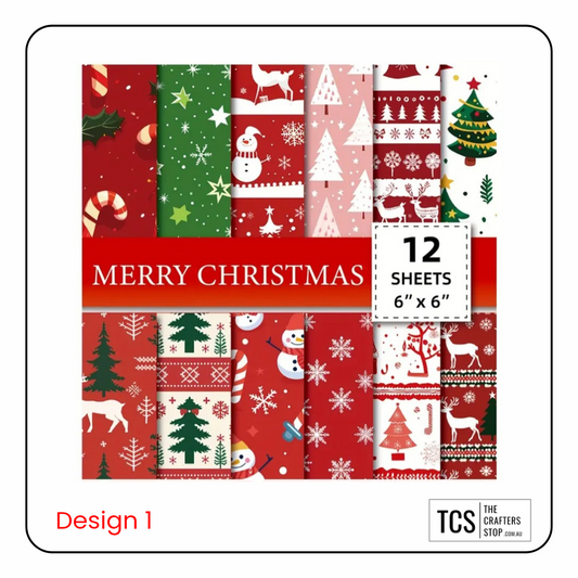 Christmas Design Paper Pad (3 Designs)