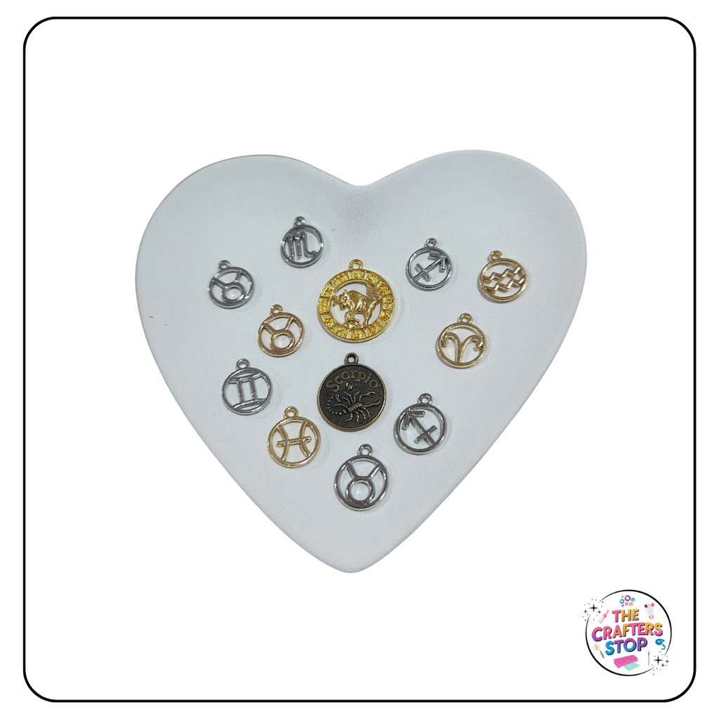 Zodiac/ Astrology Themed Metal Charms