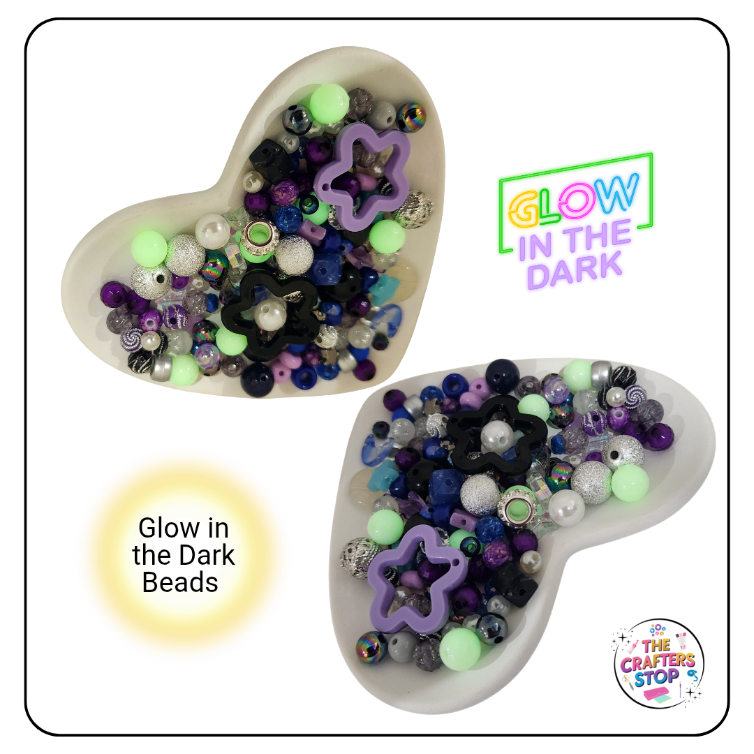 Space, Moon & Stars Bead Mix 50g/100g