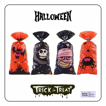 Tall Halloween Trick or Treat Bags (X50)