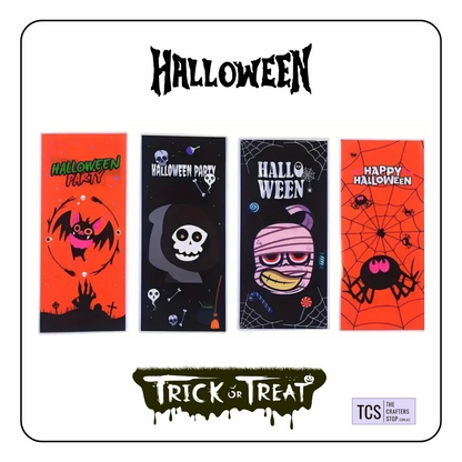 Tall Halloween Trick or Treat Bags (X50)