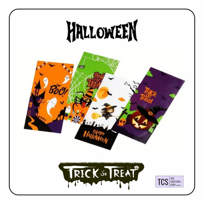 Tall Halloween Trick or Treat Bags (X50)