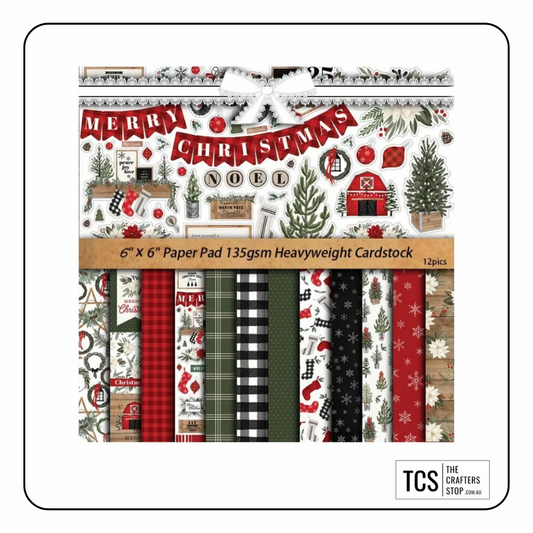 Christmas Farmhouse Design Paper Pad