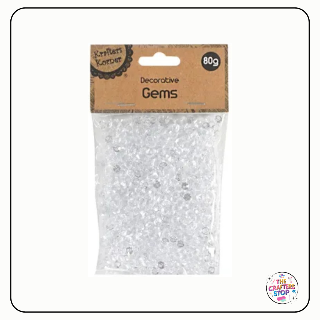 Clear Craft Gems/Crystals