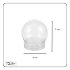 Small DIY Round Snow Globe/Plastic Bottle