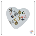 Sun/Moon/Planet Metal Themed Charms