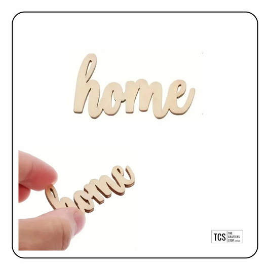 Wooden "home" Cutouts