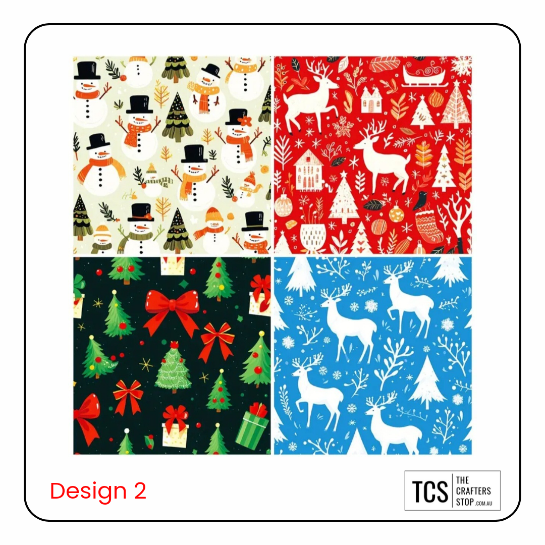 Christmas Design Paper Pad (3 Designs)