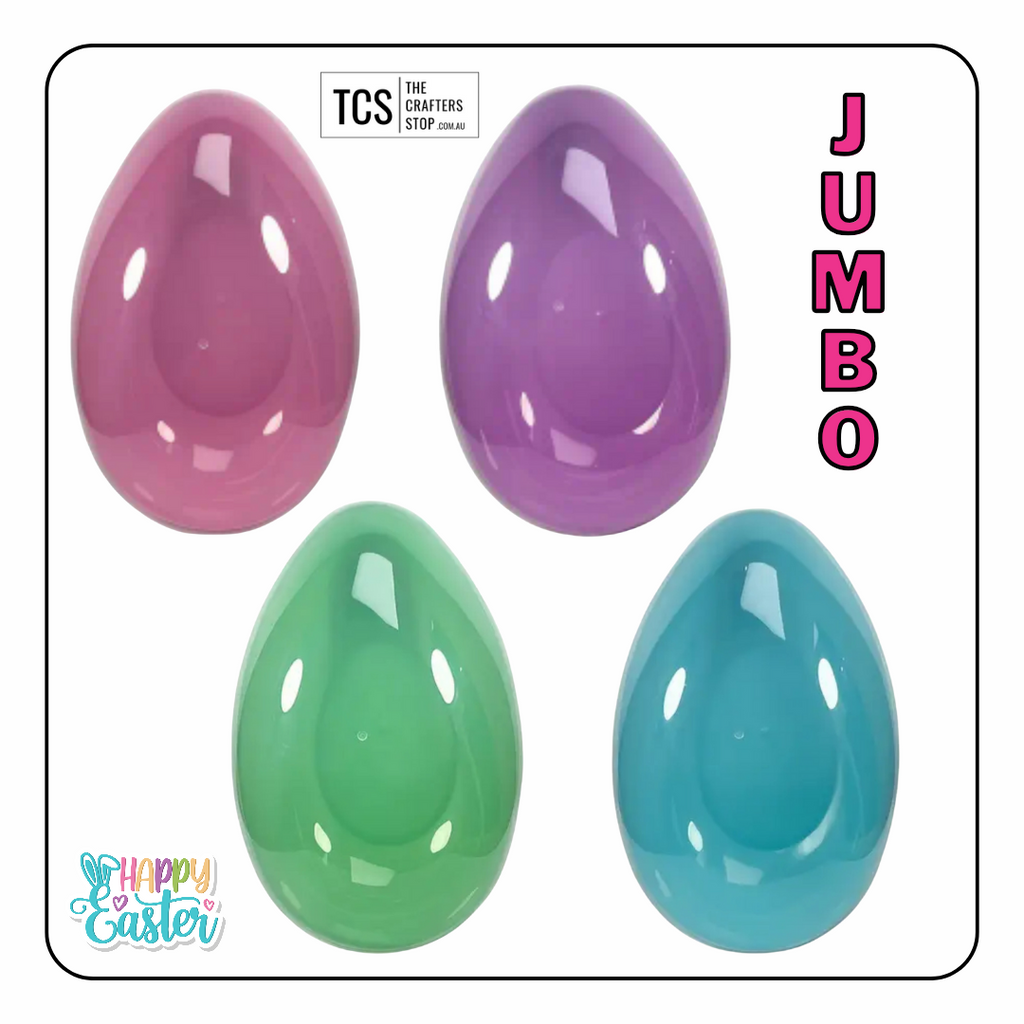 Jumbo Fillable Plastic Easter Eggs
