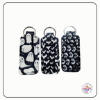 Halloween Themes Chapstick Holder Keyring