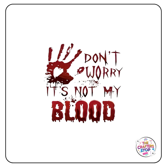 Halloween DTF Iron On Transfer - Blood