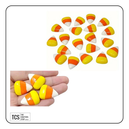 Halloween Resin Candy Corn Embellishments