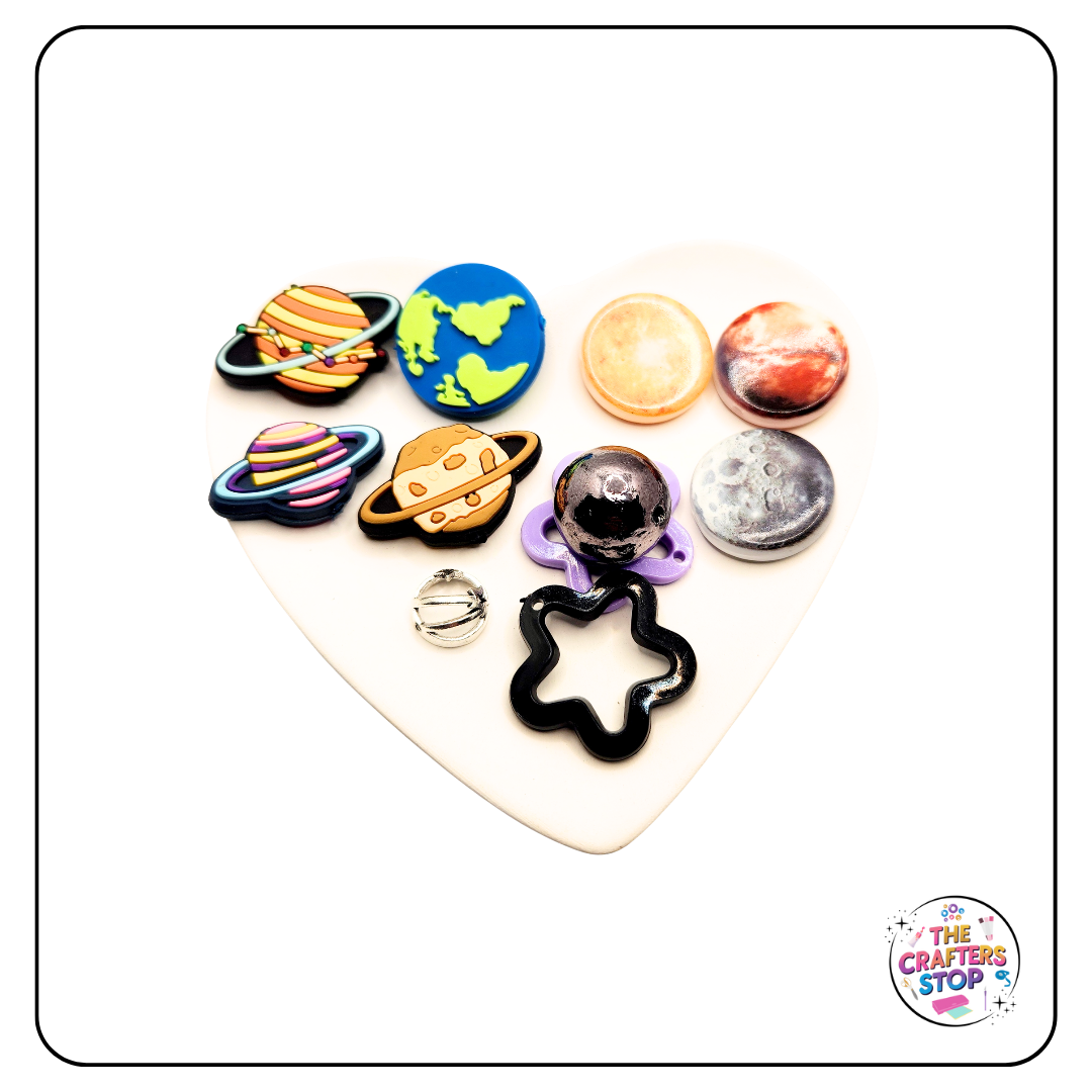 Space, Moon & Stars Bead Mix 50g/100g