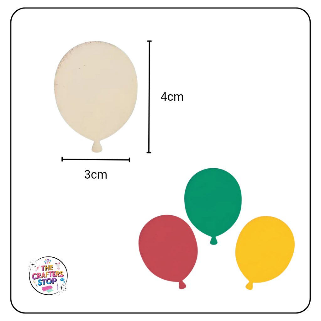 Decorative Wooden Balloon Blanks