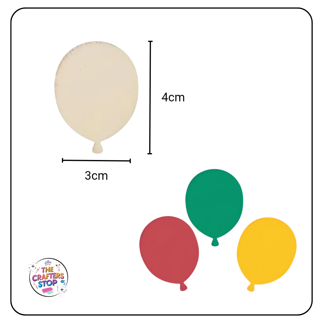 Decorative Wooden Balloon Blanks