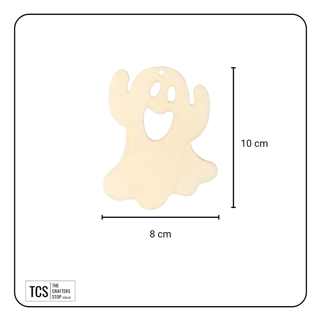 Wooden Halloween Ghost Shapes