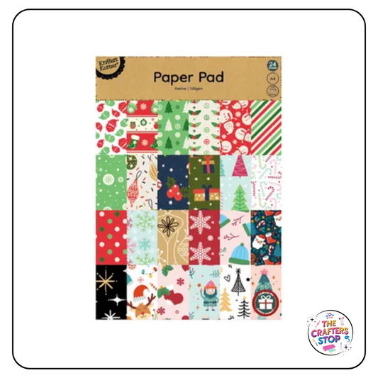 A4 Christmas Design Paper Pad