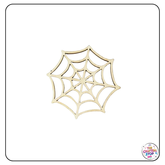 Halloween Wooden Cutout Shapes - Spiderwebs