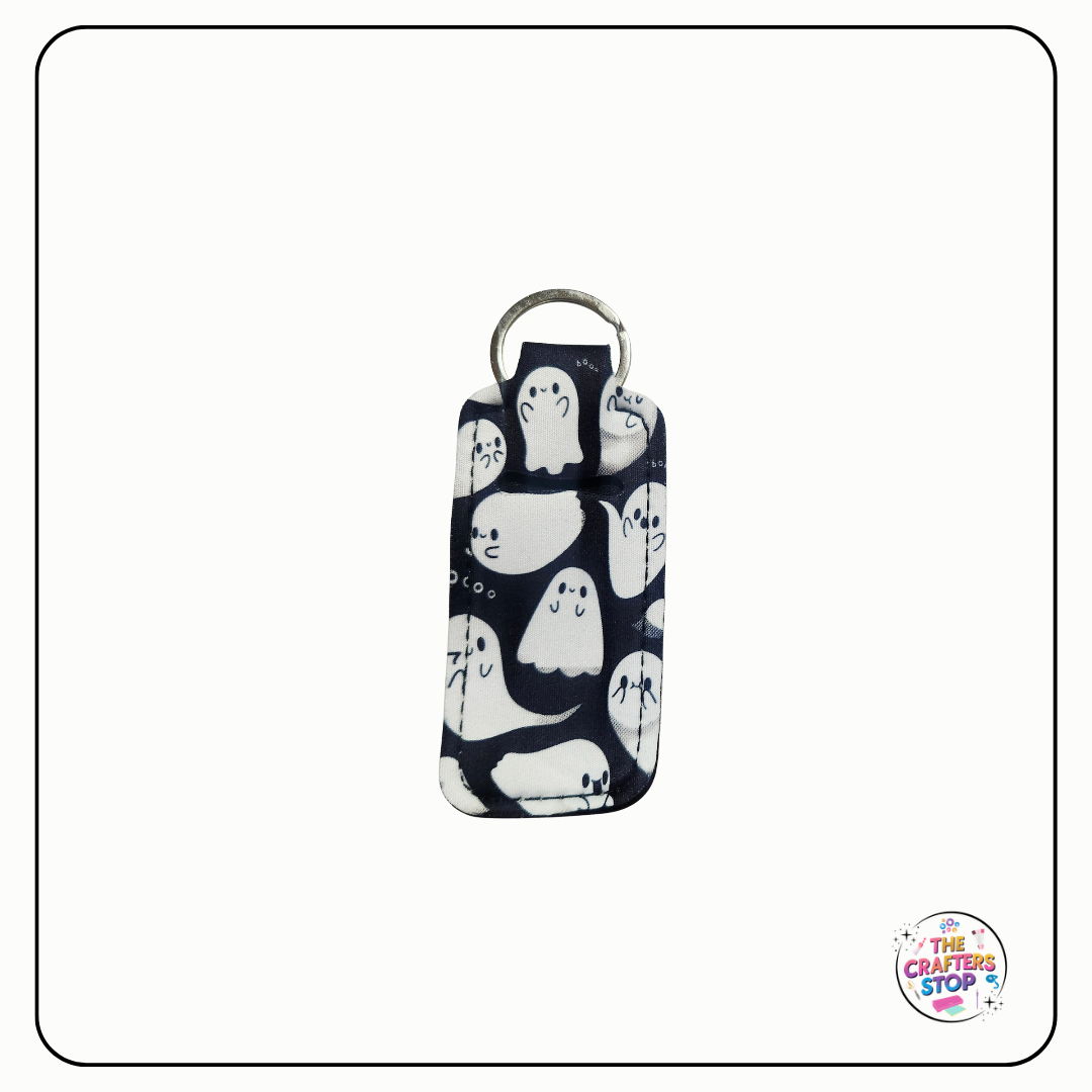 Halloween Themes Chapstick Holder Keyring