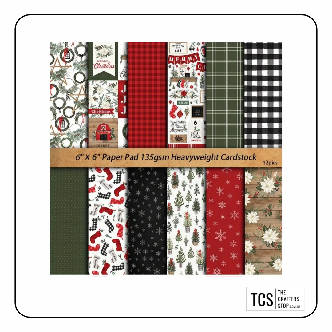 Christmas Farmhouse Design Paper Pad